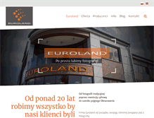 Tablet Screenshot of euroland.pl